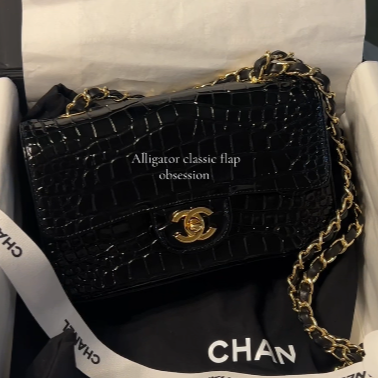 Chanel alligator flap bag ; create an account and use my discount at checkout - Lux 