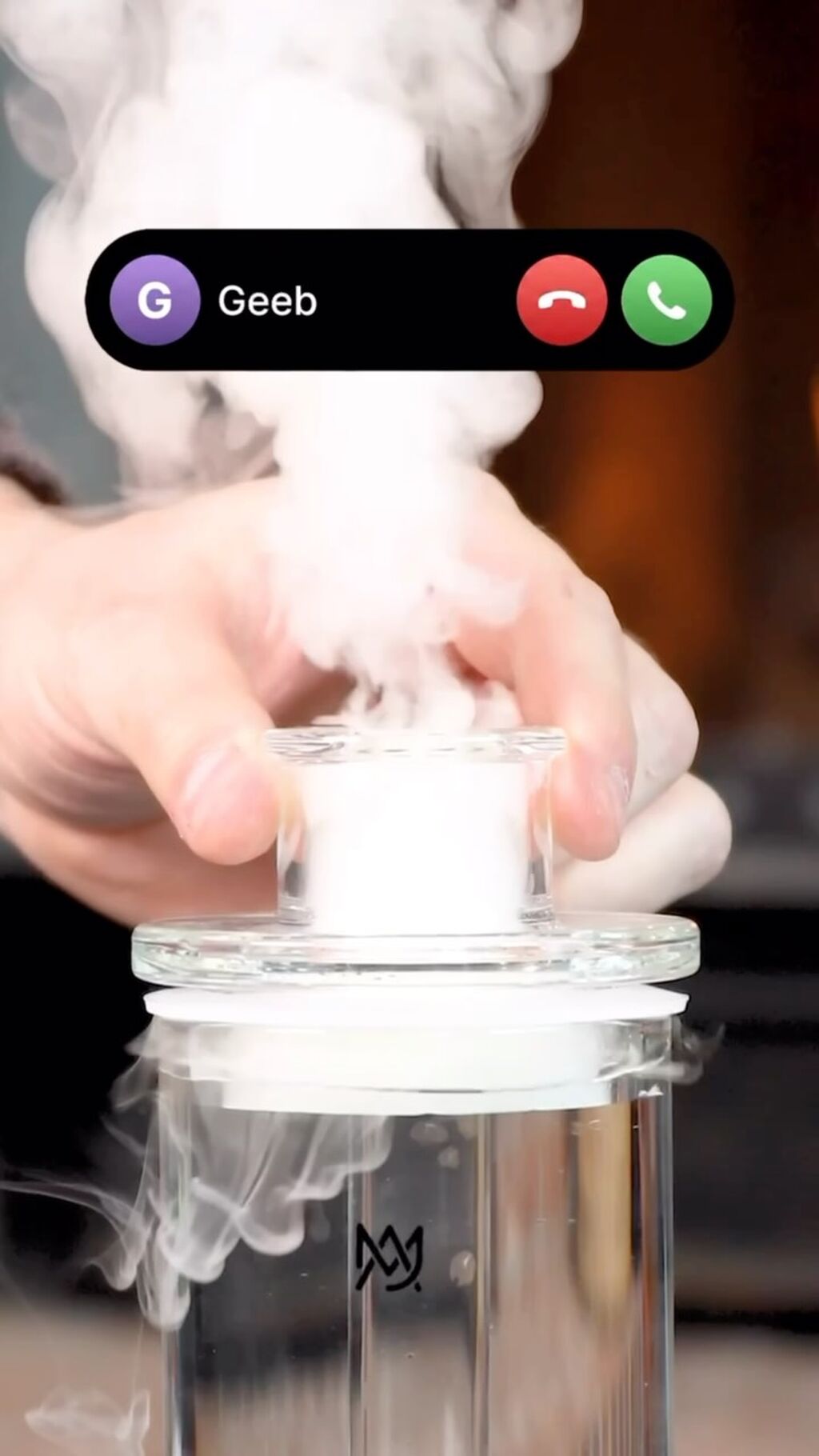 Piston Gravity Bong