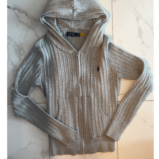 Polo knitted zip up 