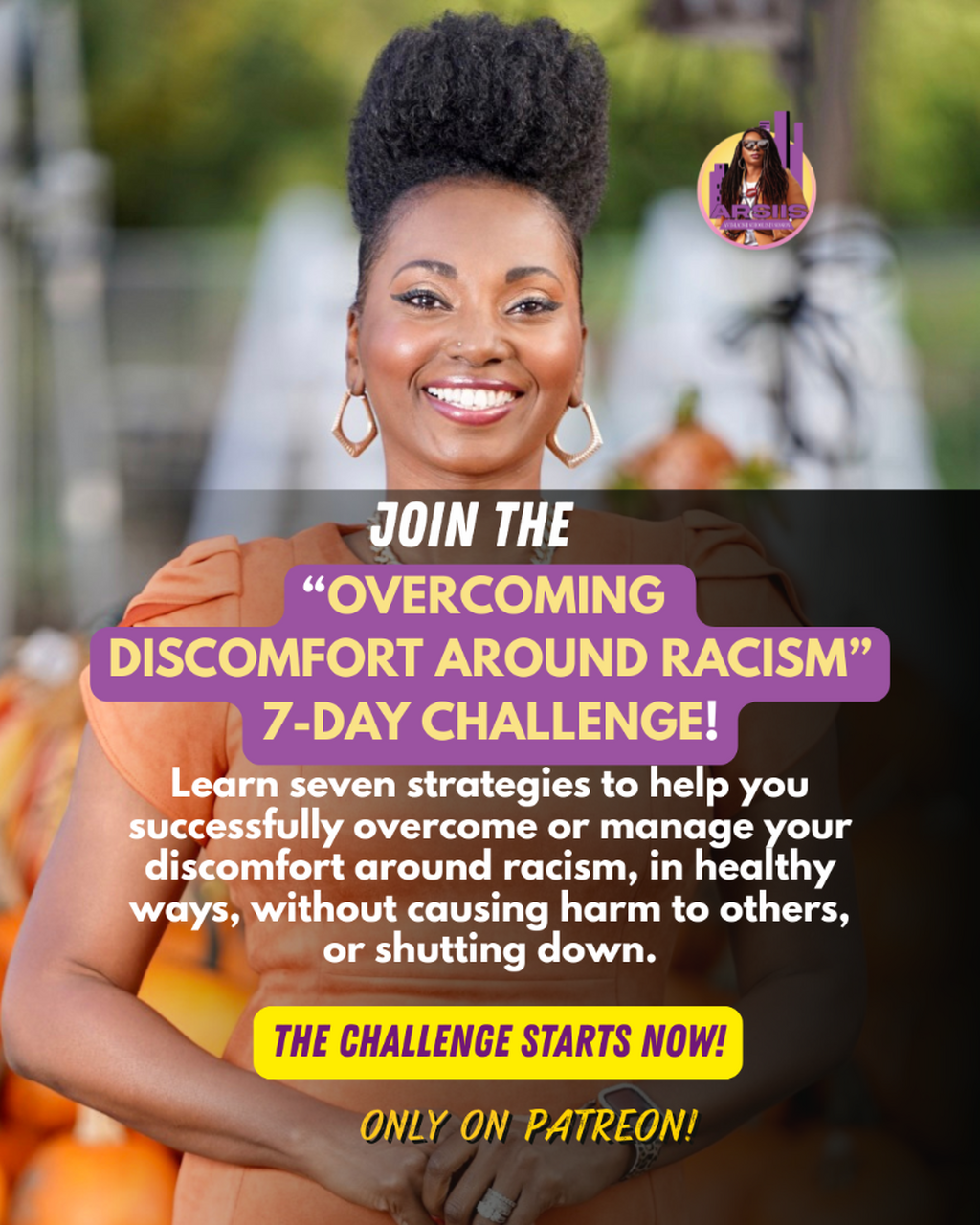 JOIN THE OVERCOMING DISCOMFORT AROUND RACISM 7-DAY CHALLENGE!
