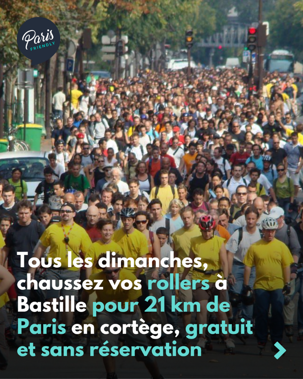 D&eacute;part Bastille &agrave; 14h30, retour au m&ecirc;me endroit&hellip; 21 km plus tard.