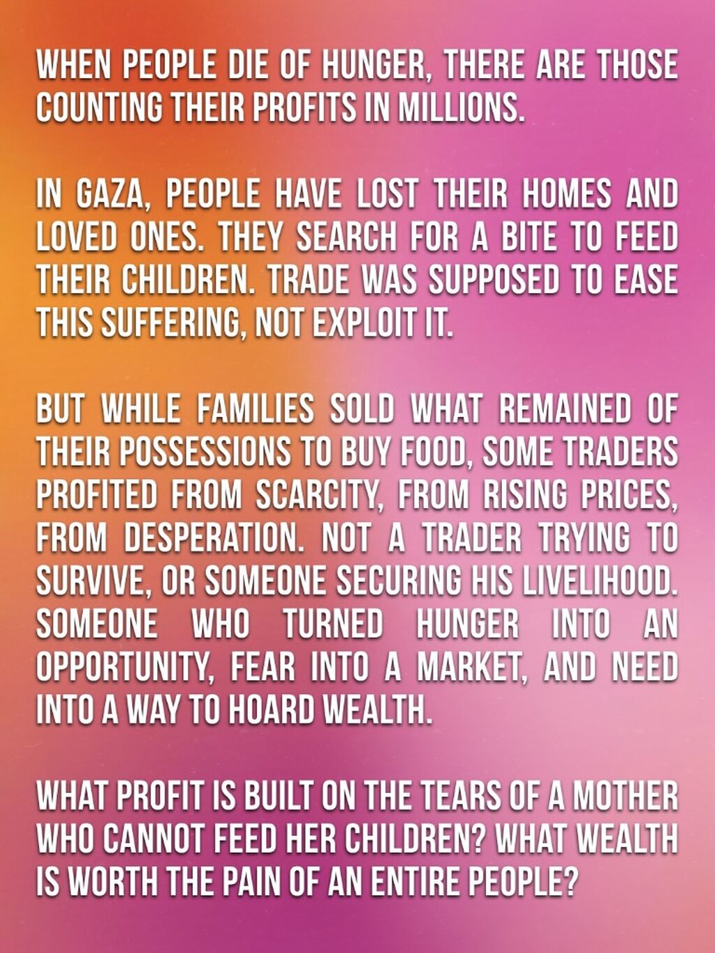 Profits Gaza Post