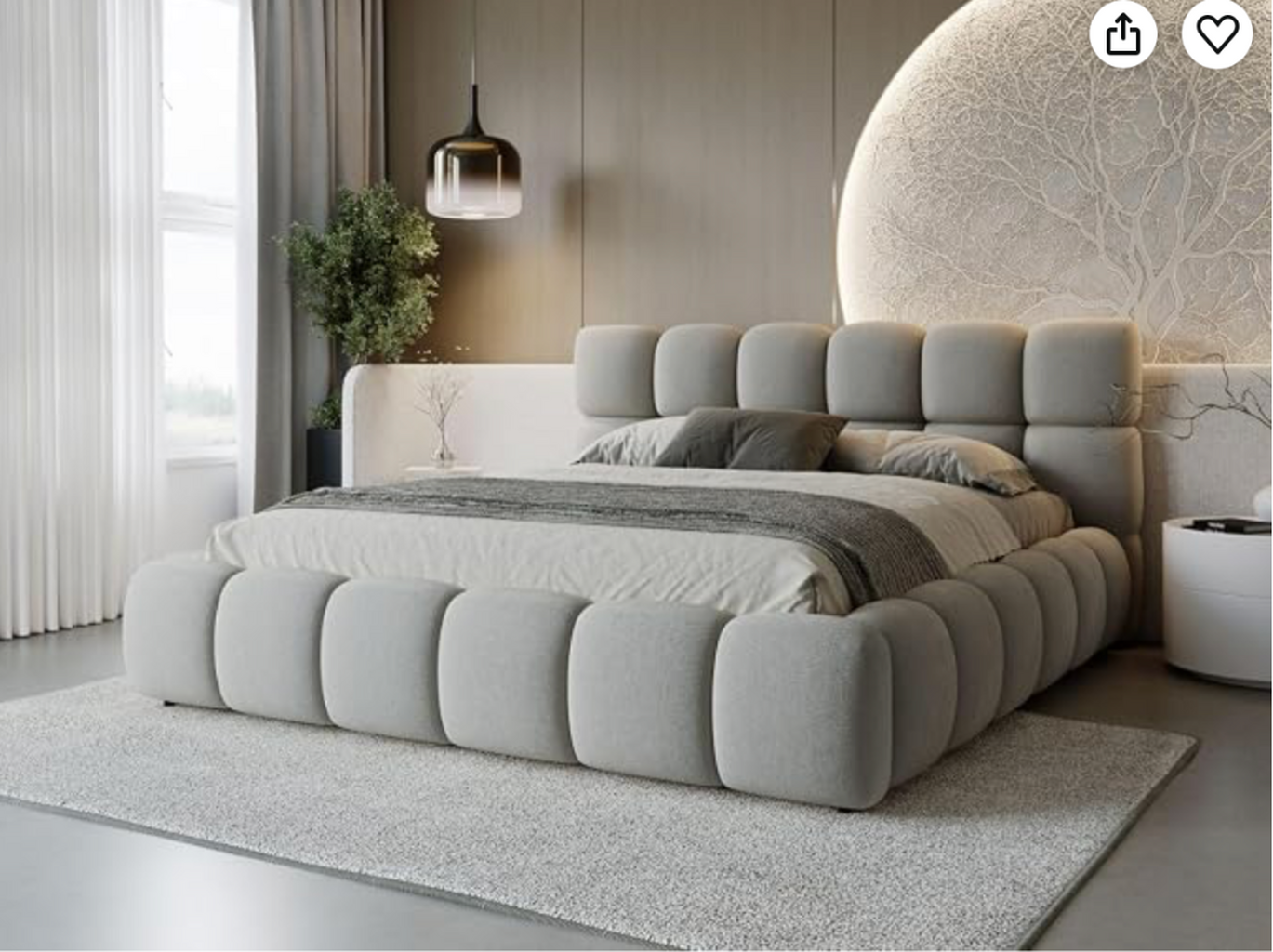 Mein neues Bett im Schlafzimmer