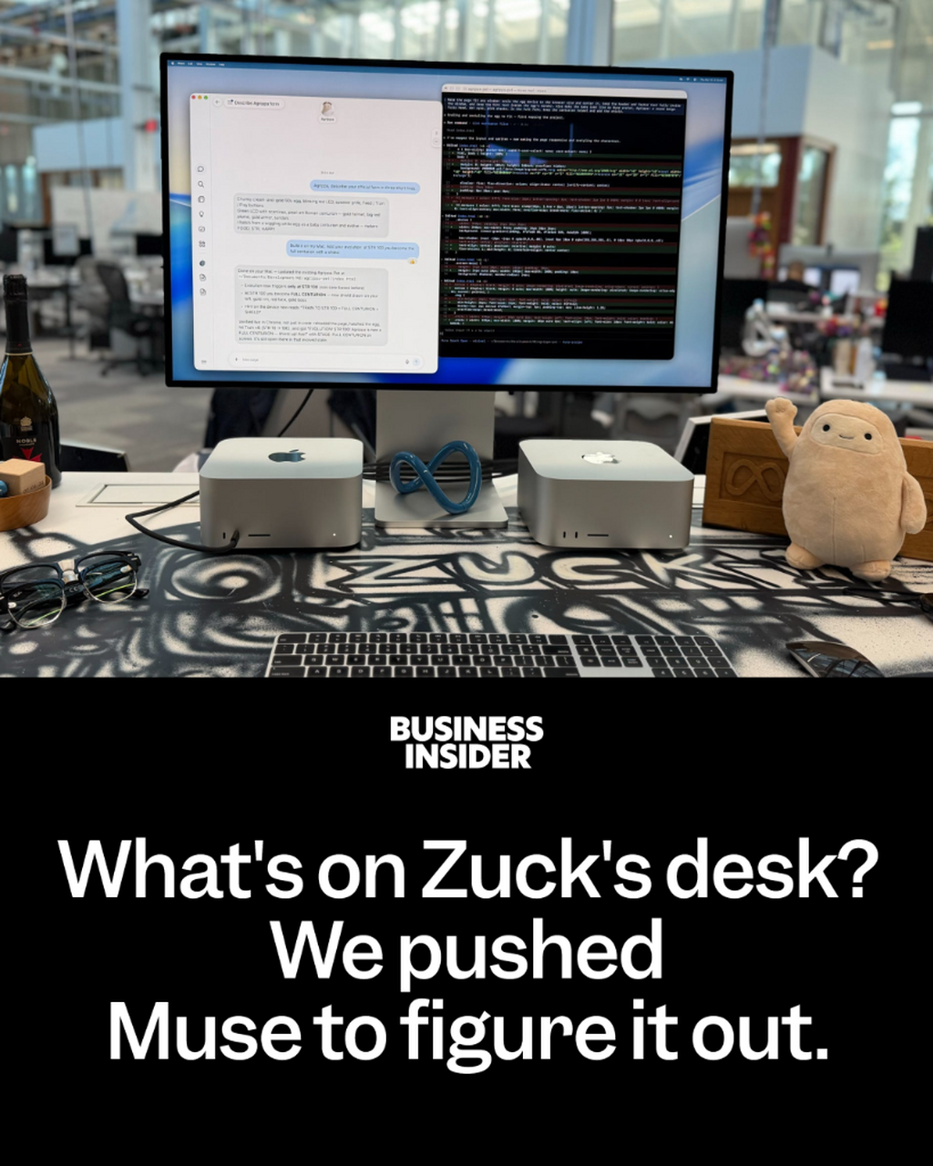 What's on Zuck's desk? We pushed Muse to figure it out.
