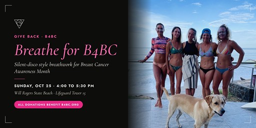 Breathe for B4BC: Donation-Based Holotropic Breathwork - Land. Sea. Flow.