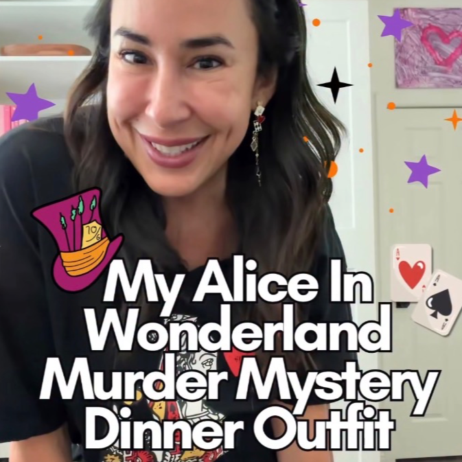 My Alice and Wonderland Murder Mystery Outfit