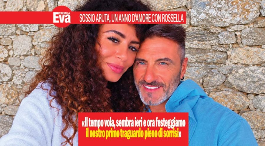 Sossio Aruta, un anno di amore con Rossella Vicidomini