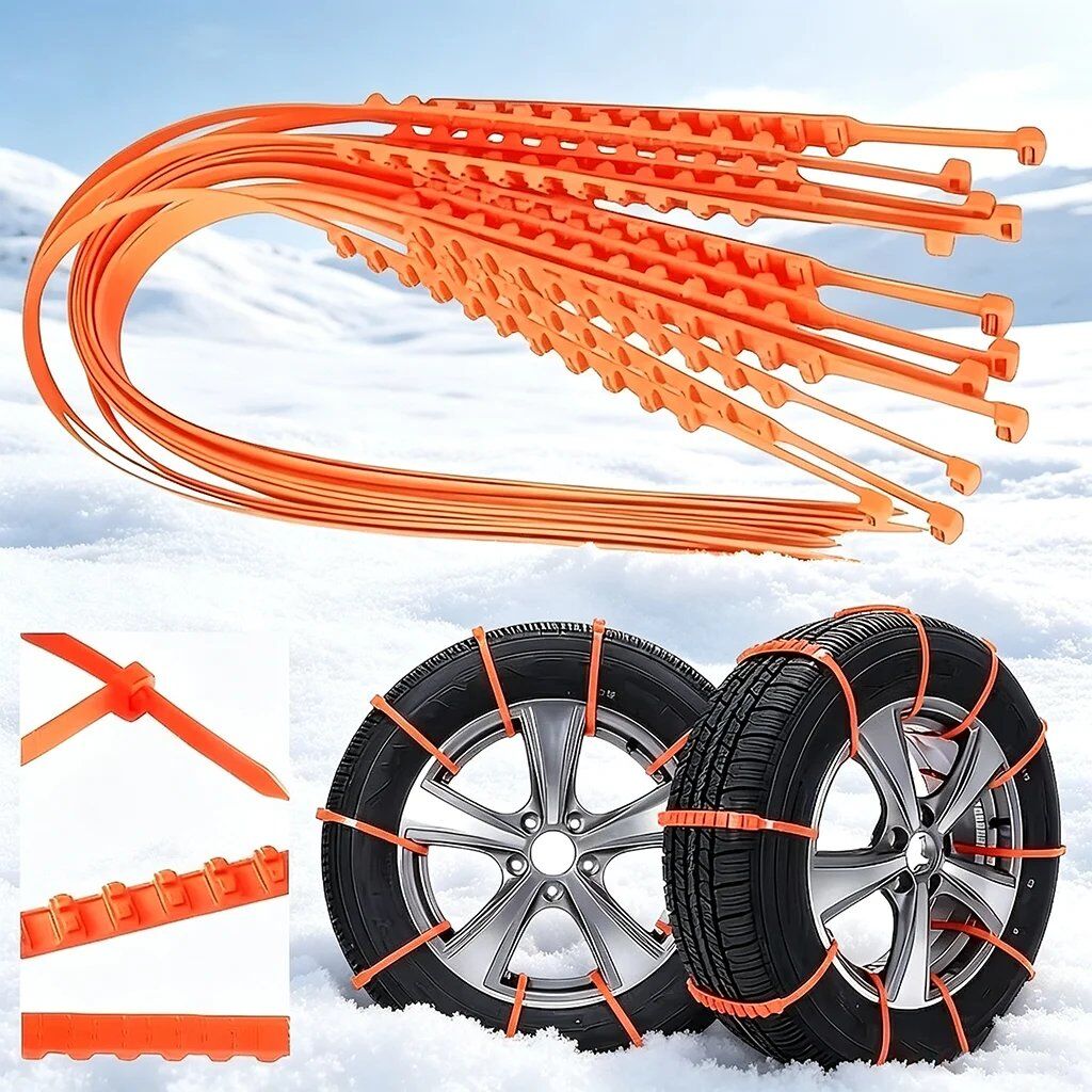 🚗❄️ Anti-Slip Tire Chains 🛞