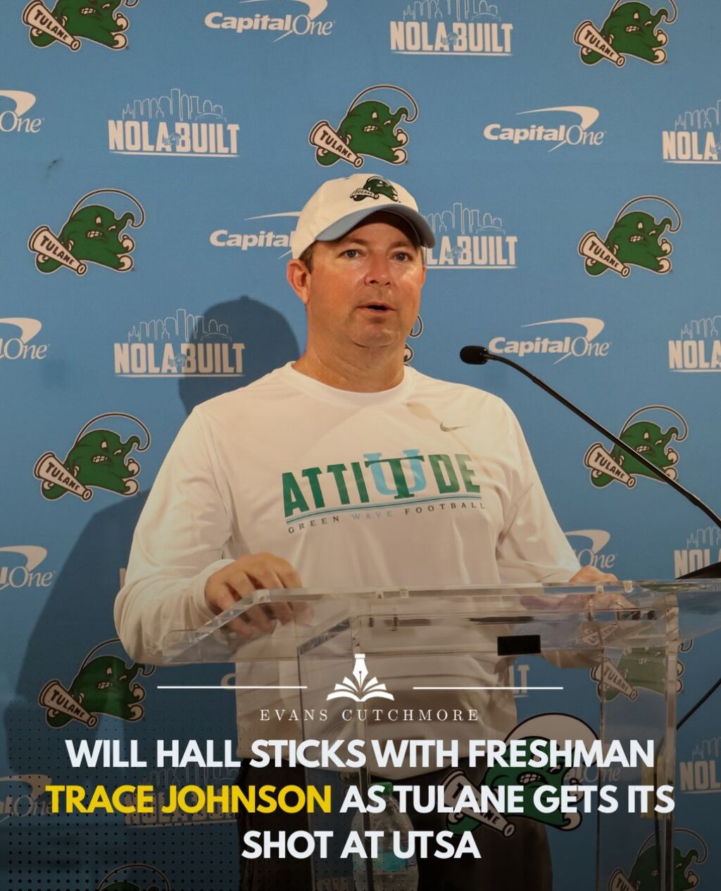 Will Hall sticks with freshman Trace Johnson as Tulane gets its shot at UTSA