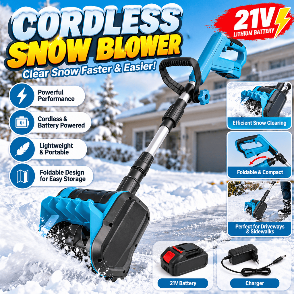 ❄️ Cordless Electric Snow Remover
