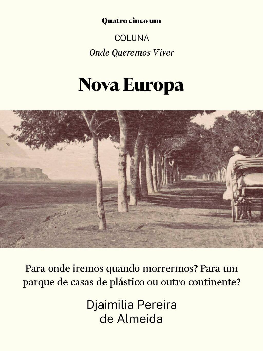 Nova Europa | Djaimilia Pereira de Almeida
