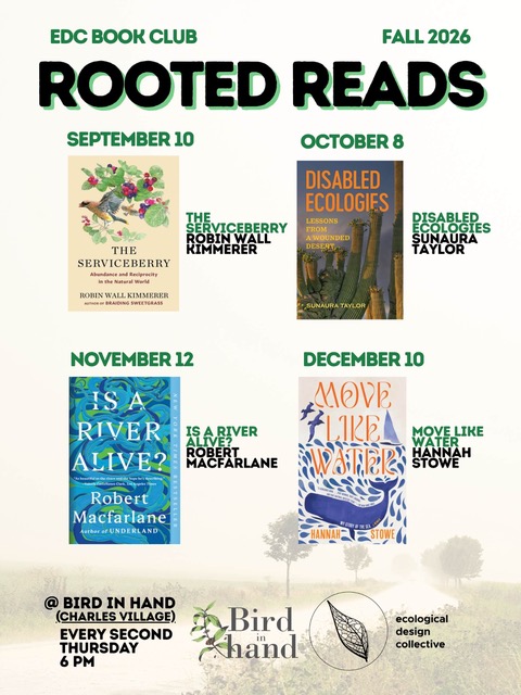 11/5: Rooted Reads Book Club @ Bird in Hand in Baltimore
