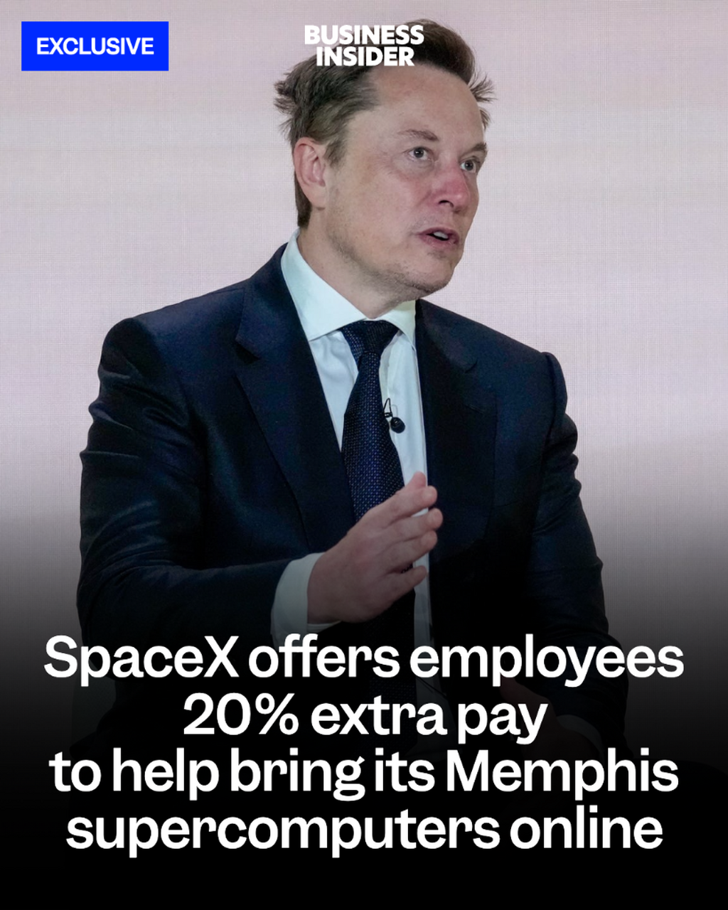 SpaceX offers employees 20% extra pay to help bring its Memphis supercomputers online
