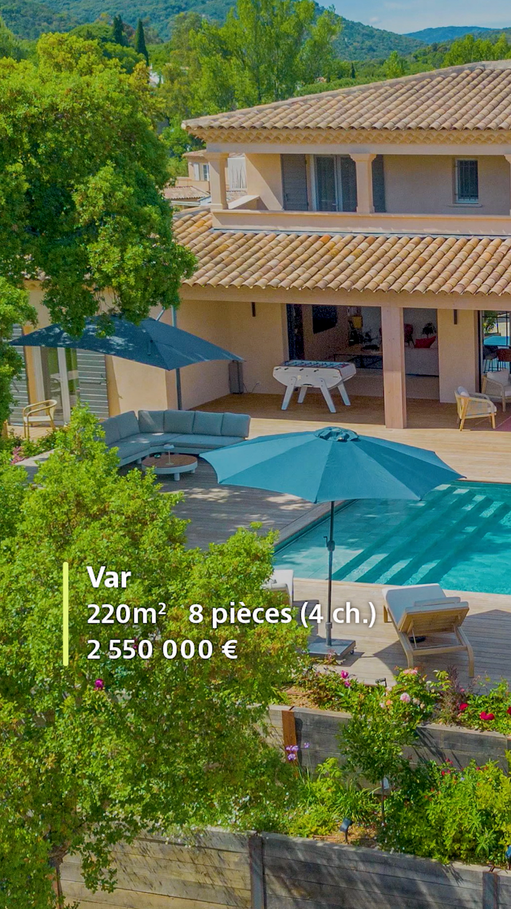 Villa &agrave; vendre &agrave; Grimaud, Var