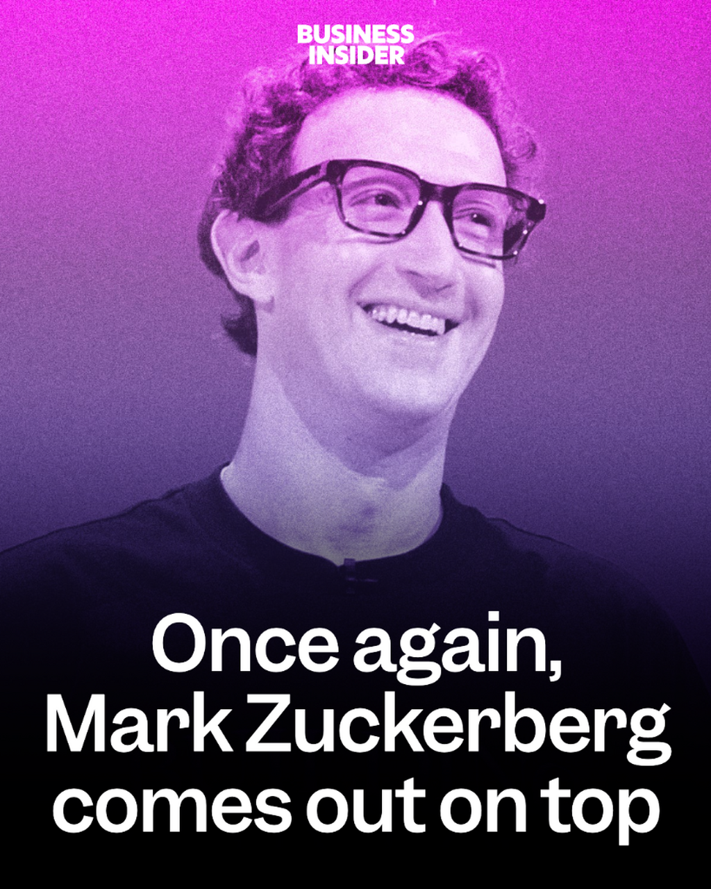 Once again, Mark Zuckerberg comes out on top
