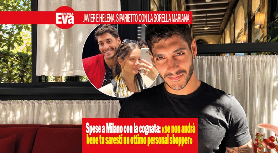 Javier Martinez e Helena Prestes siparietto con Mariana