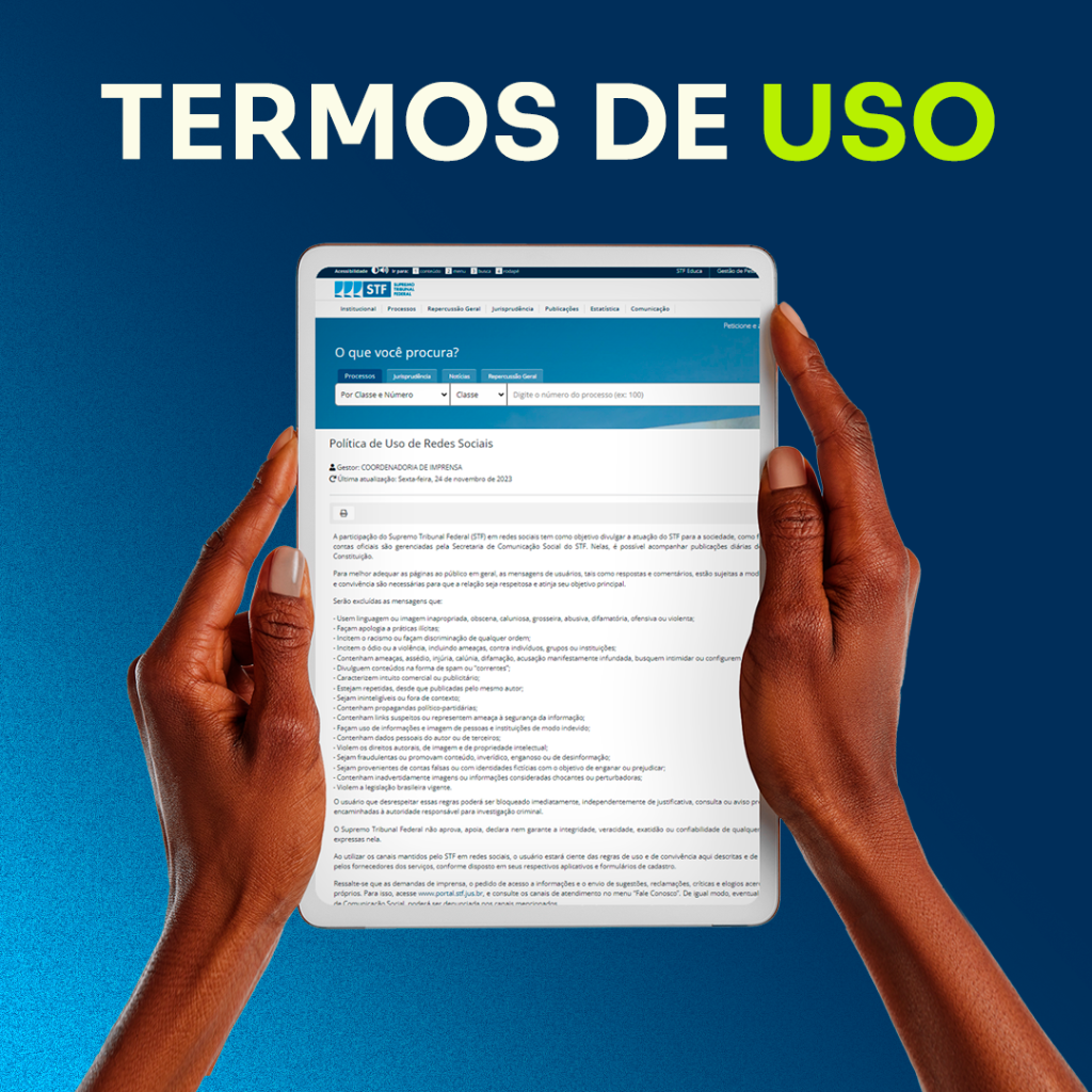Pol&iacute;tica de Redes Sociais