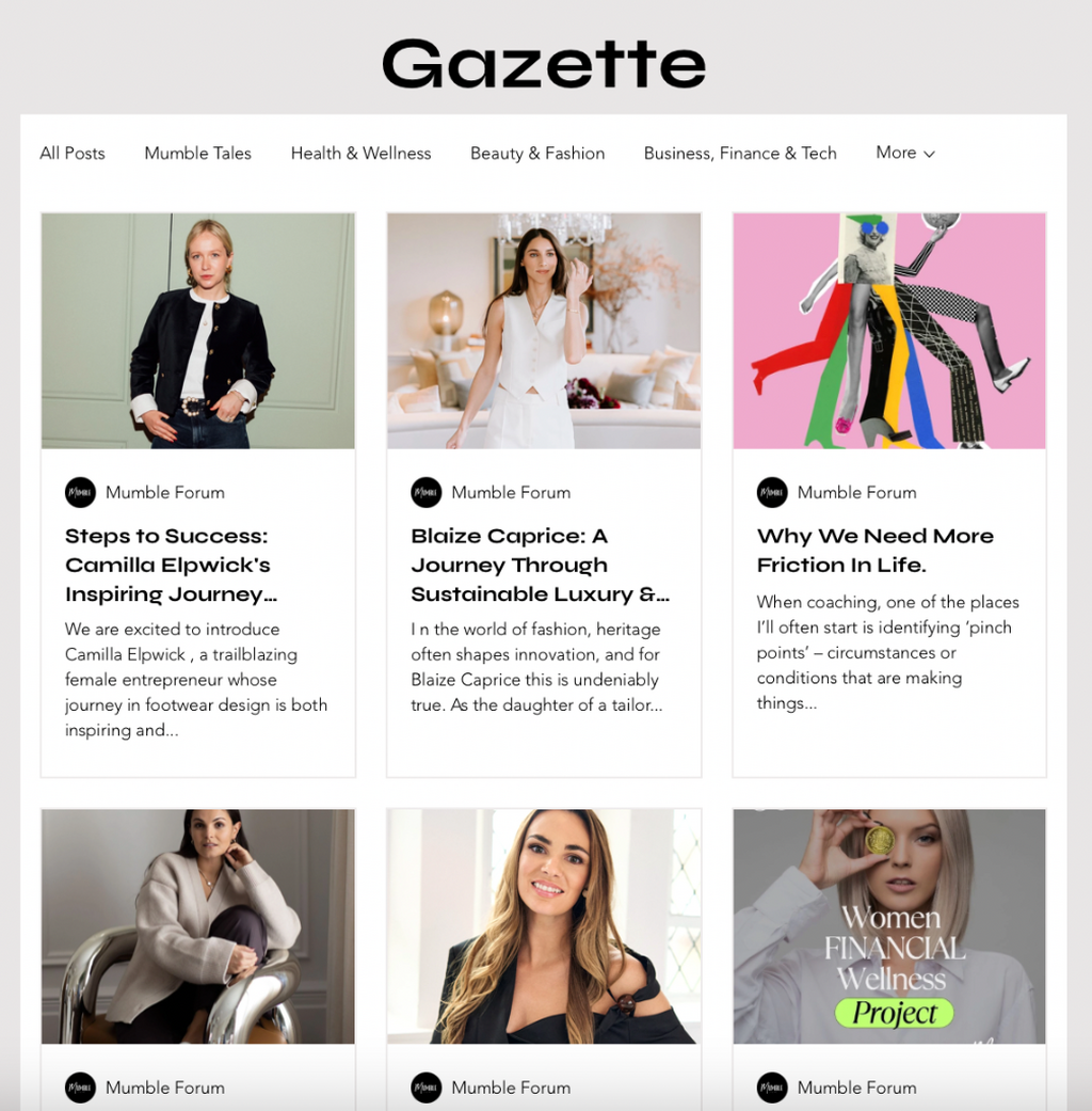 MUMBLE GAZETTE 