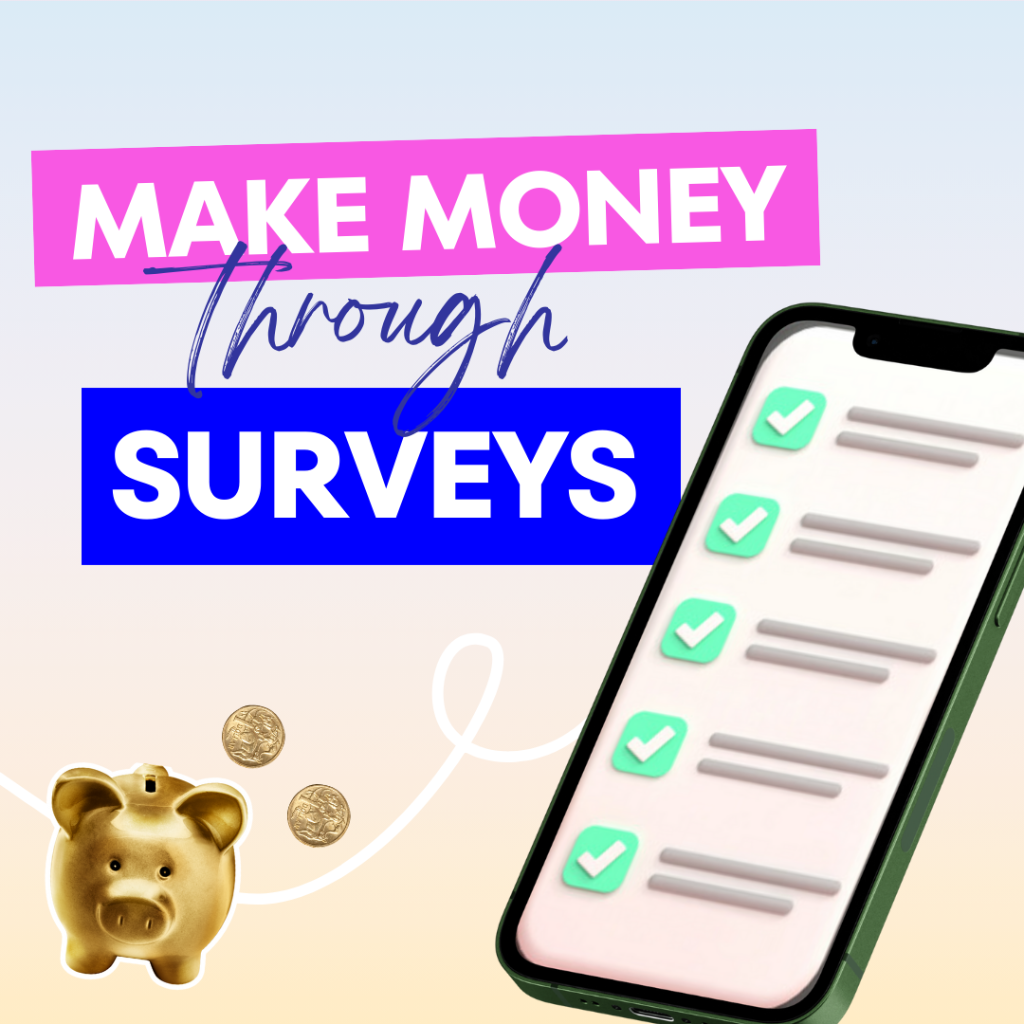Make money through surveys!