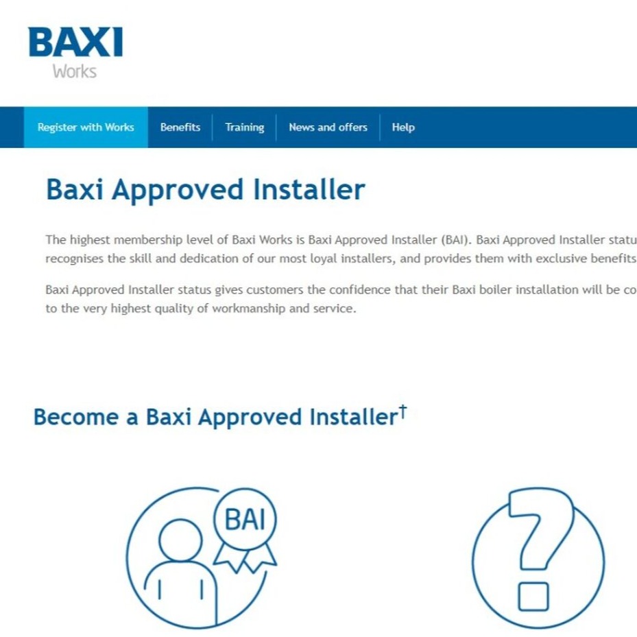 Baxi Approved Installer