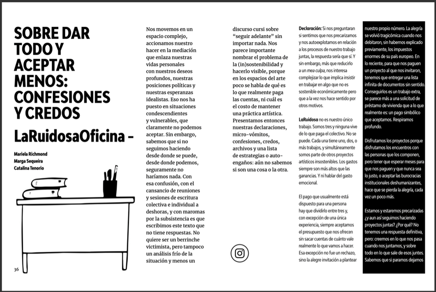 Texto para Buchaca 2021 con LaRuidosaOficina