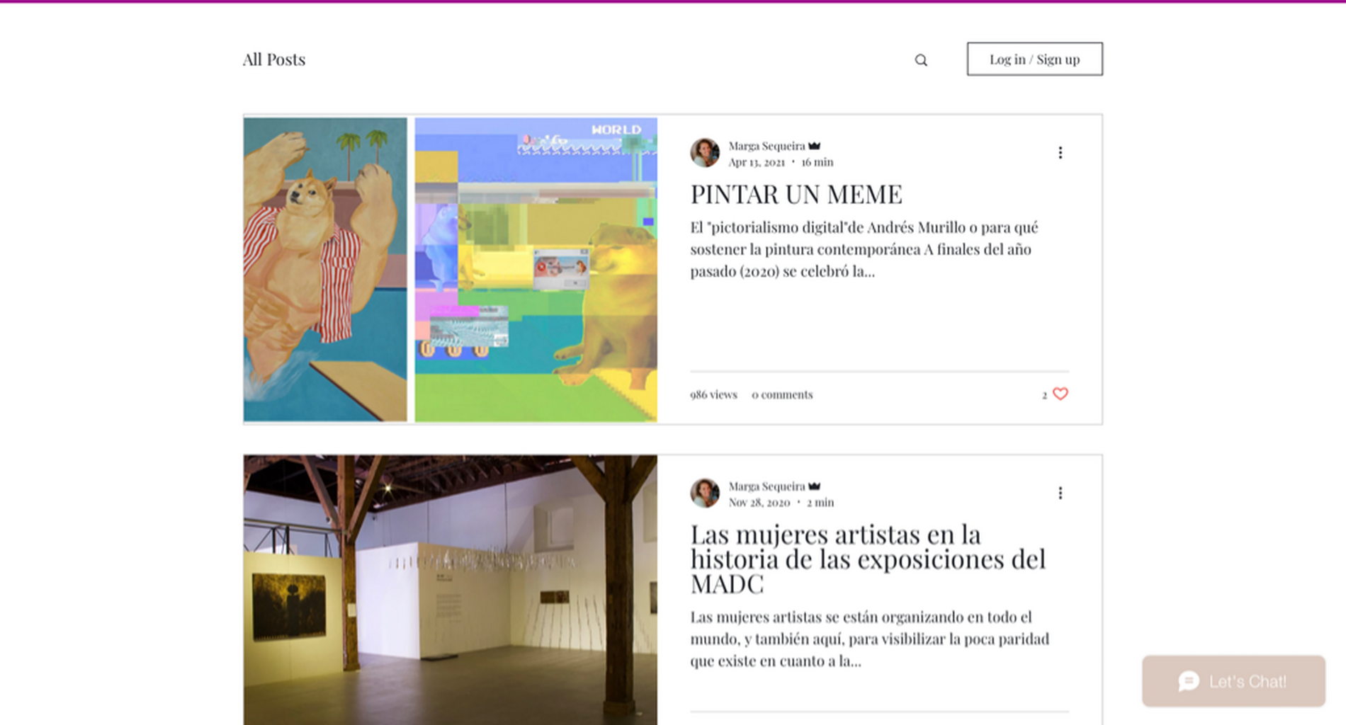 Blog: otros textos sobre im&aacute;genes / artes visuales