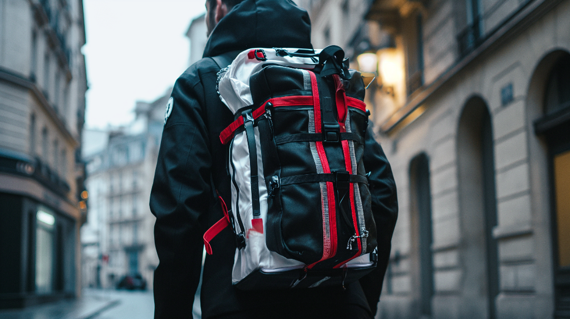 Parisian evacuation bag
