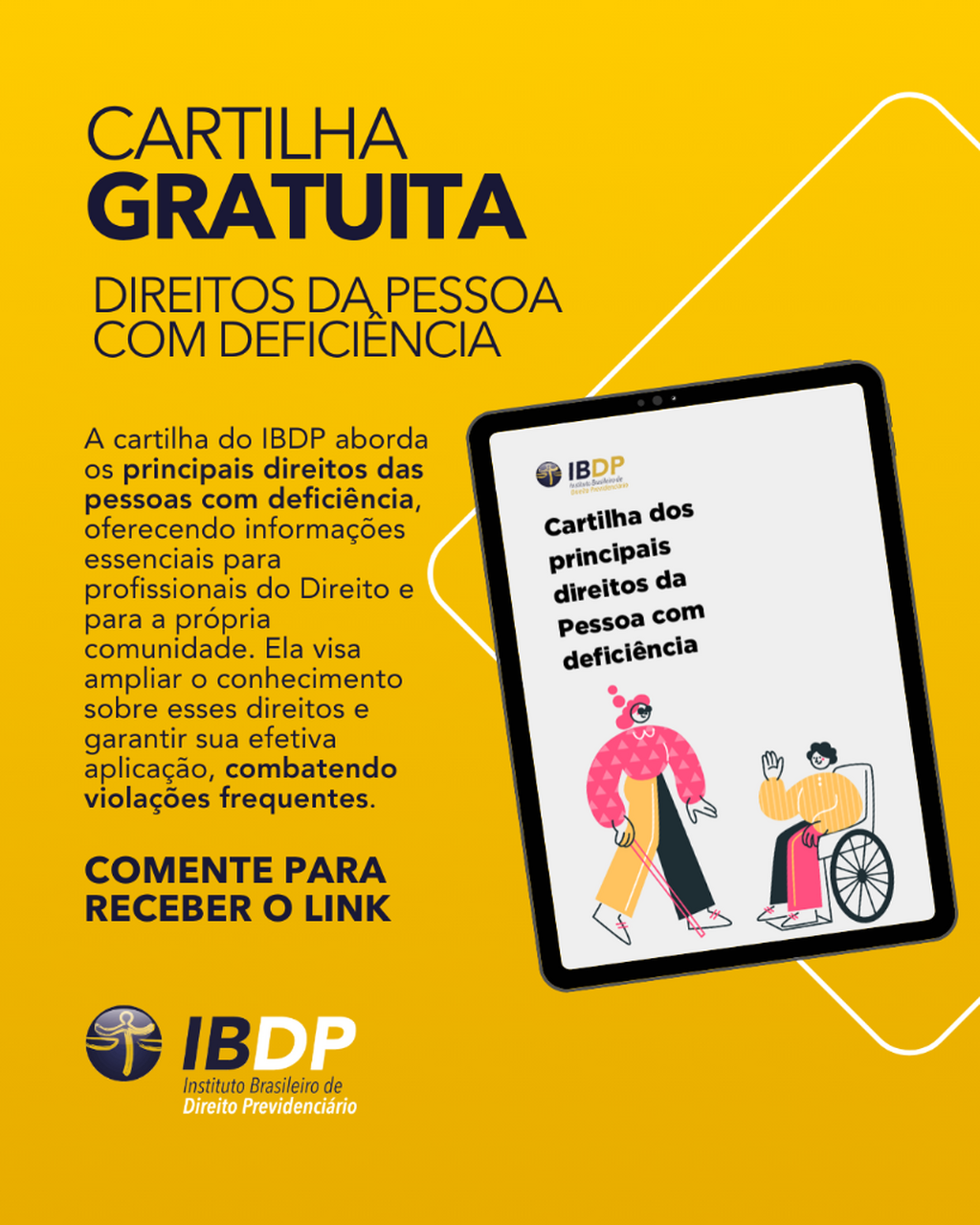 Cartilha dos Principais Direitos da Pessoa Com Deficiência 