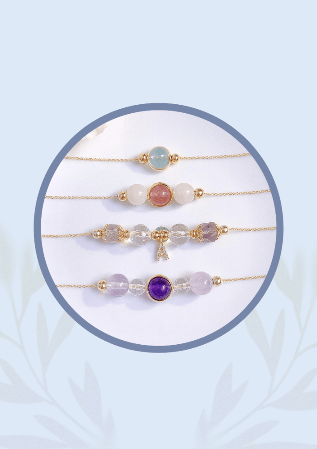 簡約水晶手鏈定製