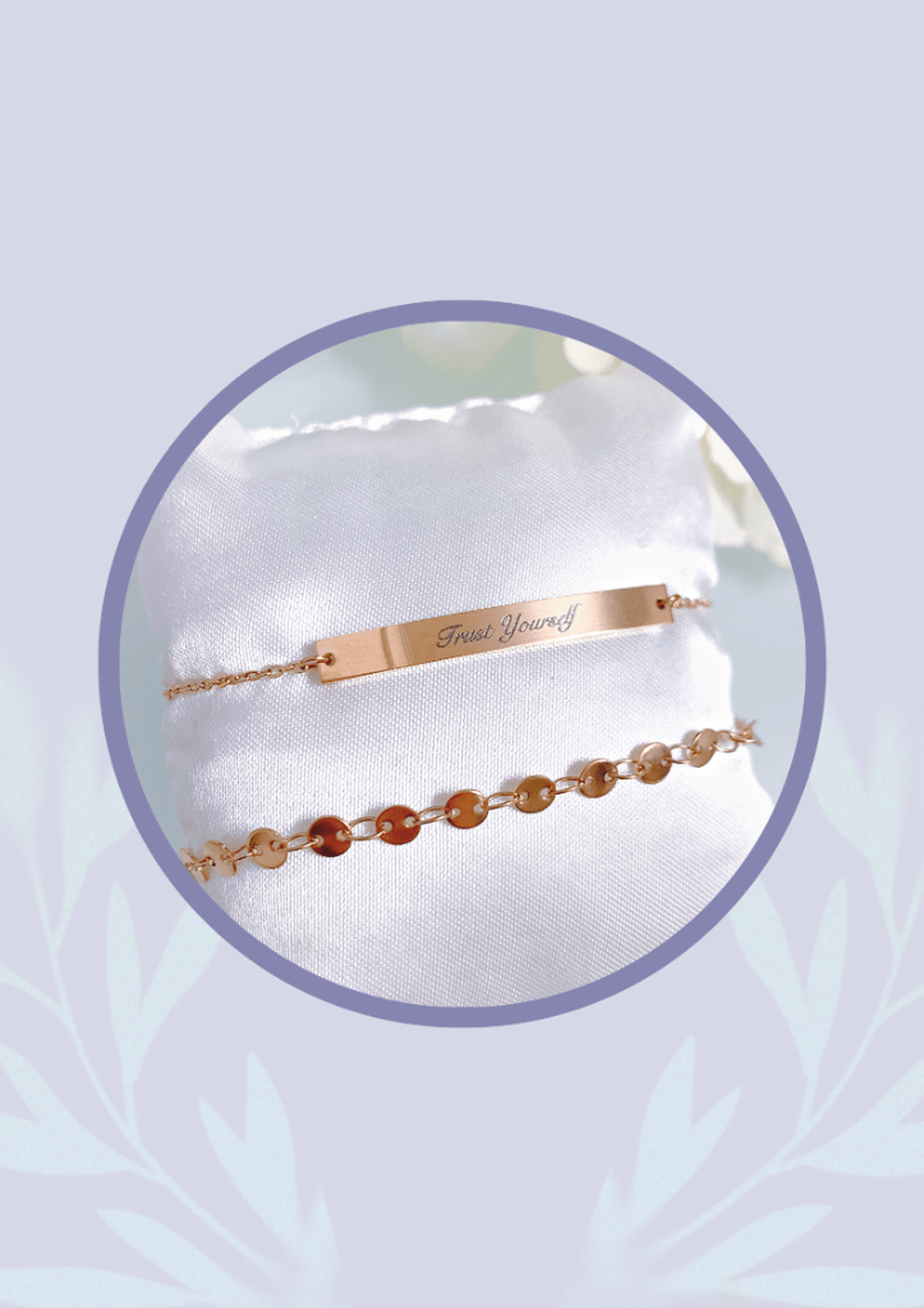 刻名雙層手鏈定製