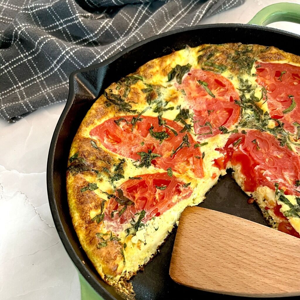 Tomato Basil Frittata