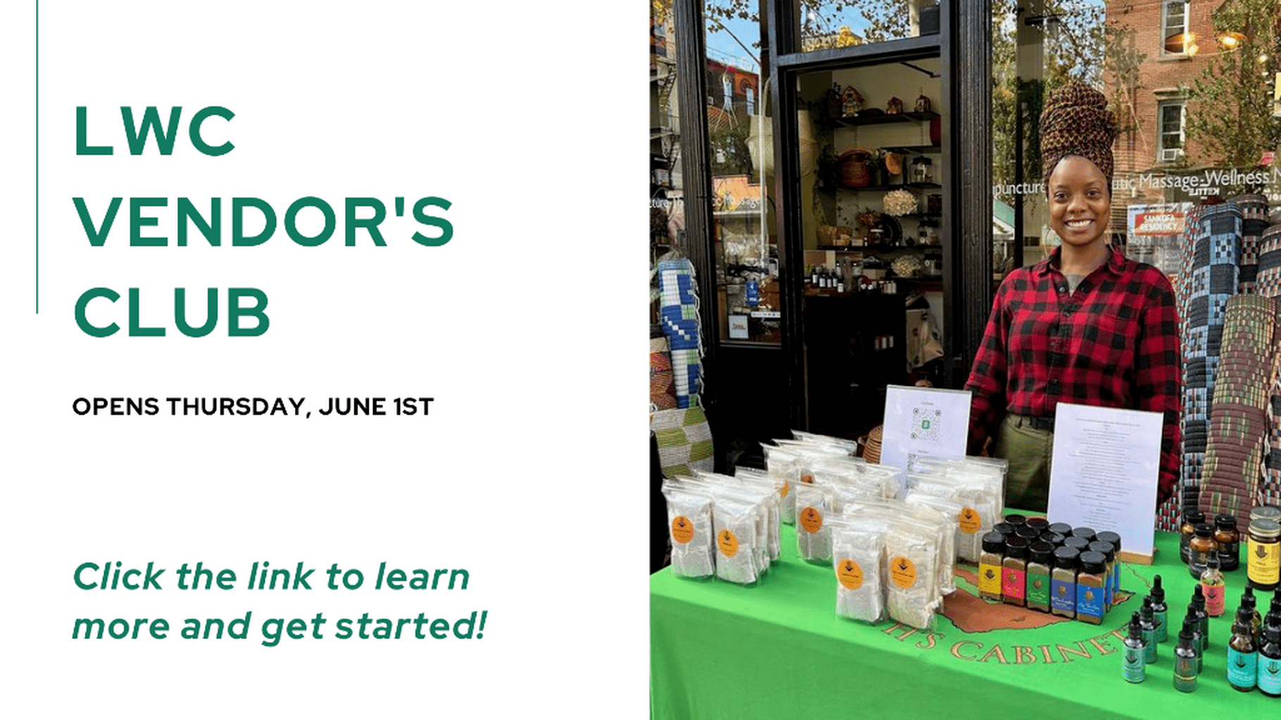 VENDOR'S CLUB APPLICATION