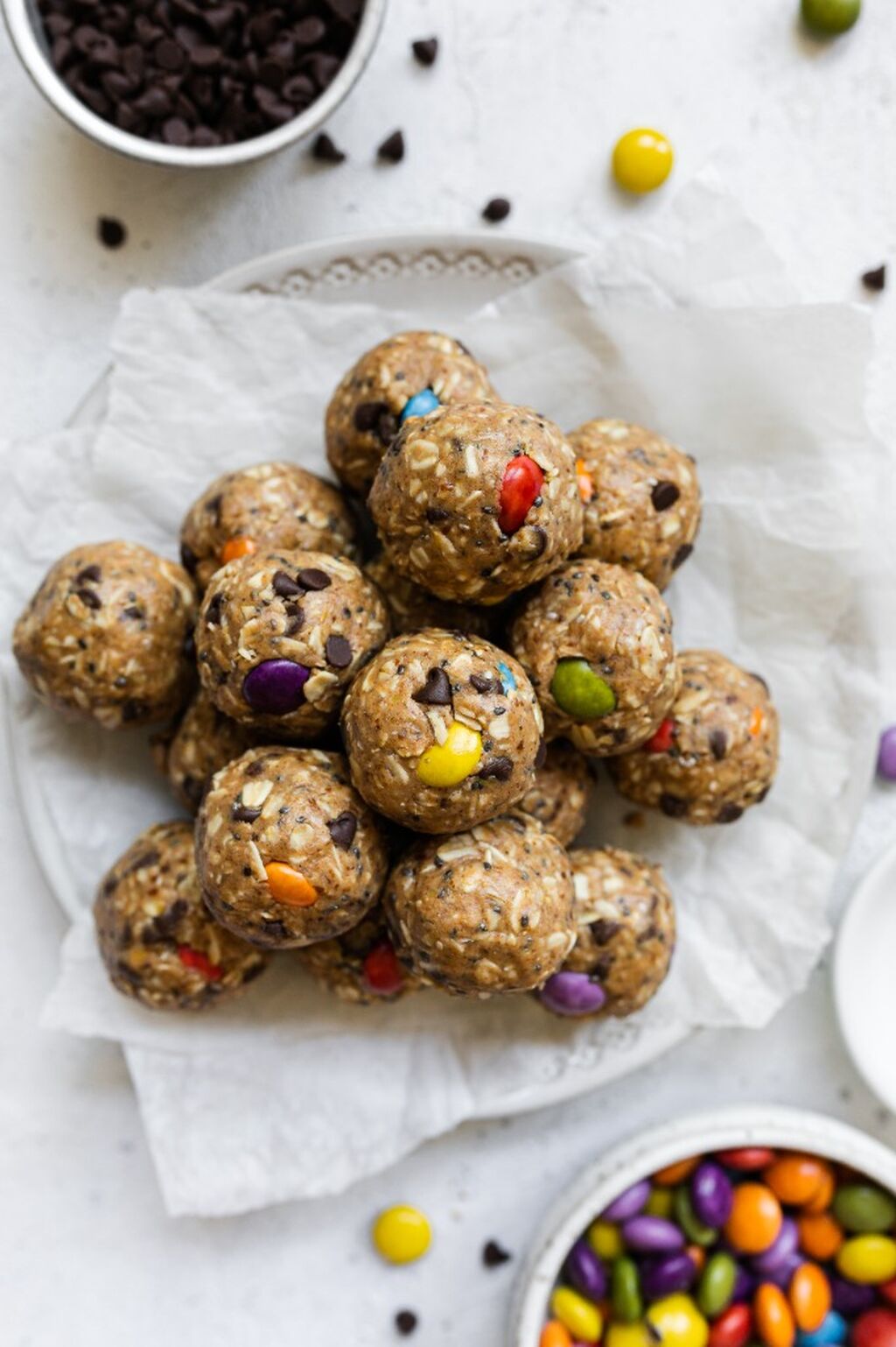 Monster Cookie Peanut Butter Protein Balls (tasty video)