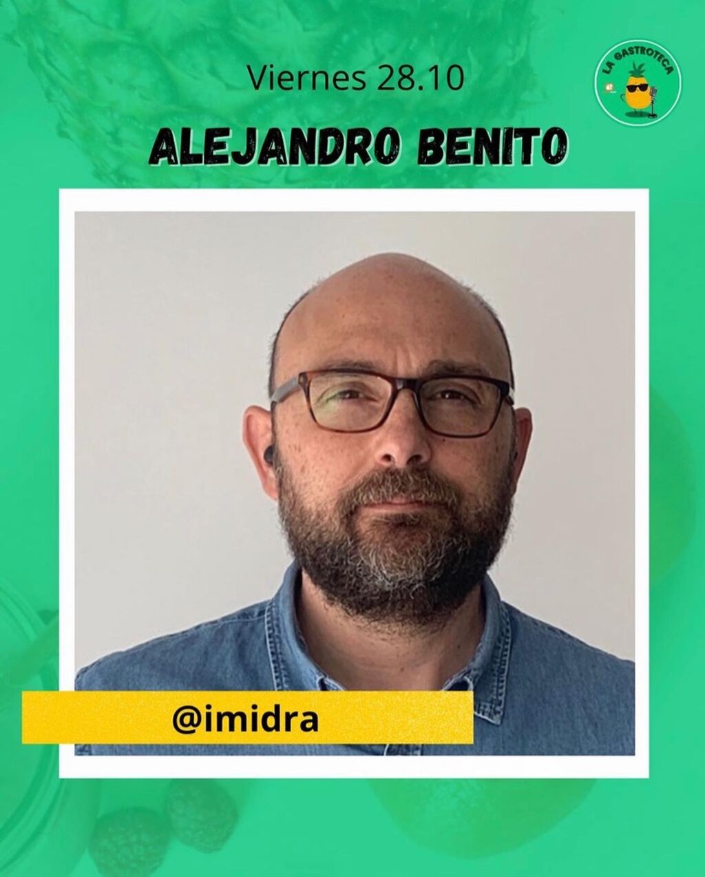 La Gastroteca (viernes 28/10/2022) Entrevista a Alejandro Benito a partir del minuto 16:12