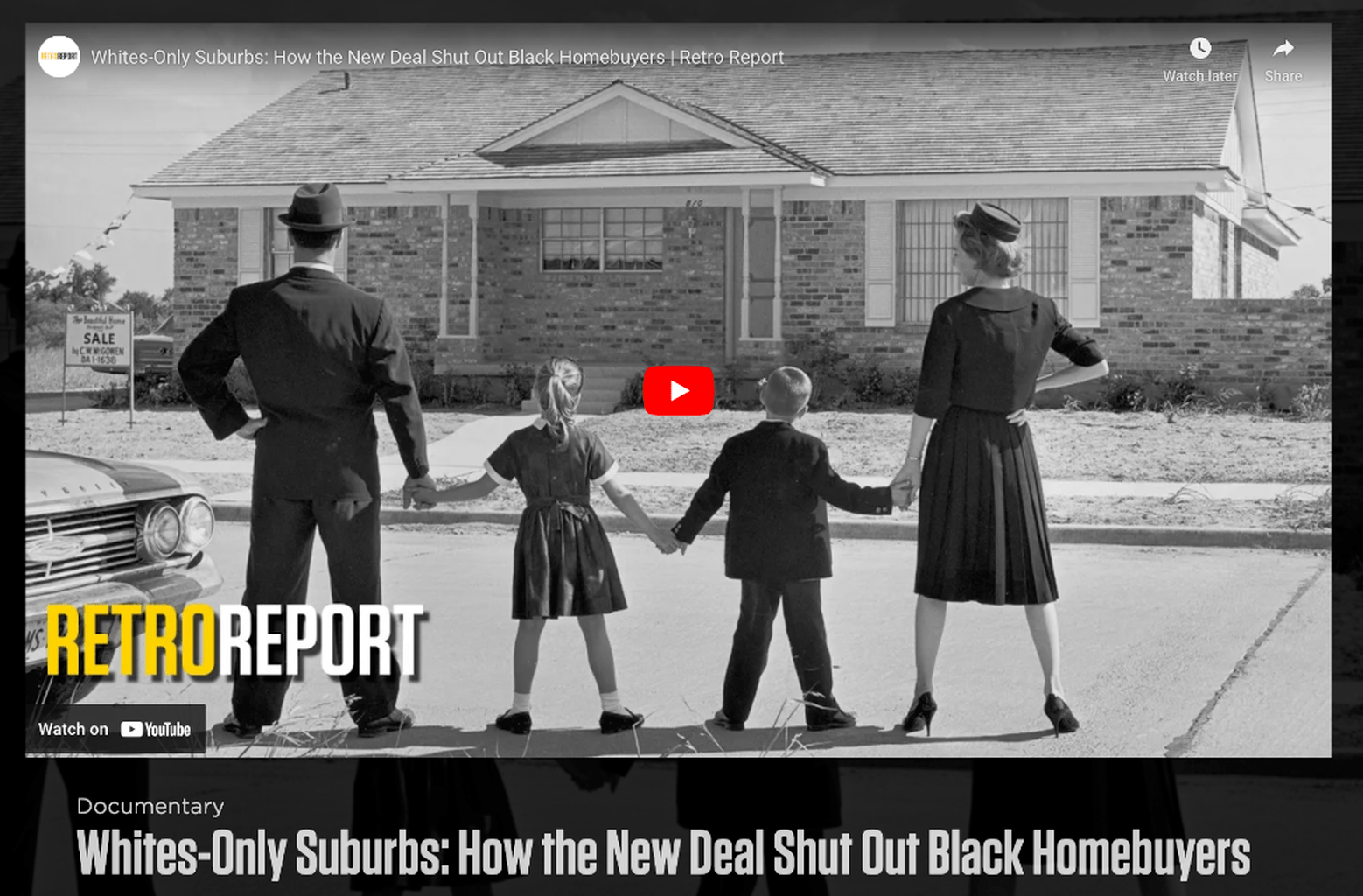 Whites-Only Suburbs: How the New Deal Shut Out Black Homebuyers