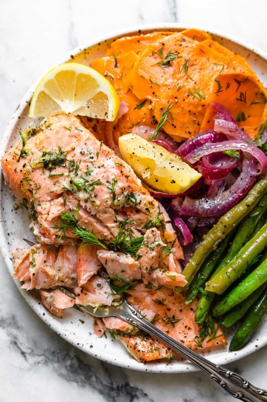 Sheet Pan Baked Salmon With Vegetables