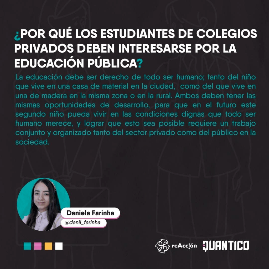 &iquest;Por qu&eacute; los estudiantes de colegios privados  deben interesarse por la educaci&oacute;n p&uacute;blica?