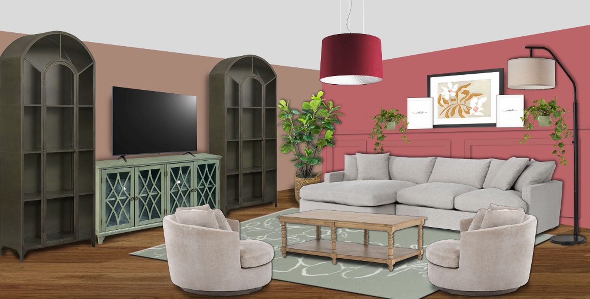 Create a Comfy Living Room w/ 2023 Color of the Year
