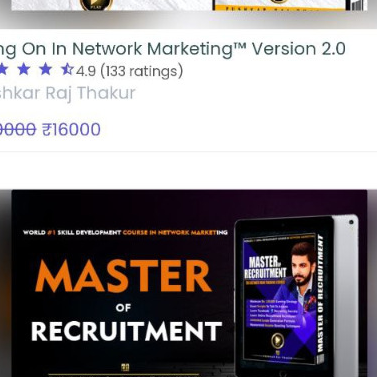 3. Bang On In Network Marketing  By Pushkar Raj Thakur Part - 2          worth Rs 80,000
