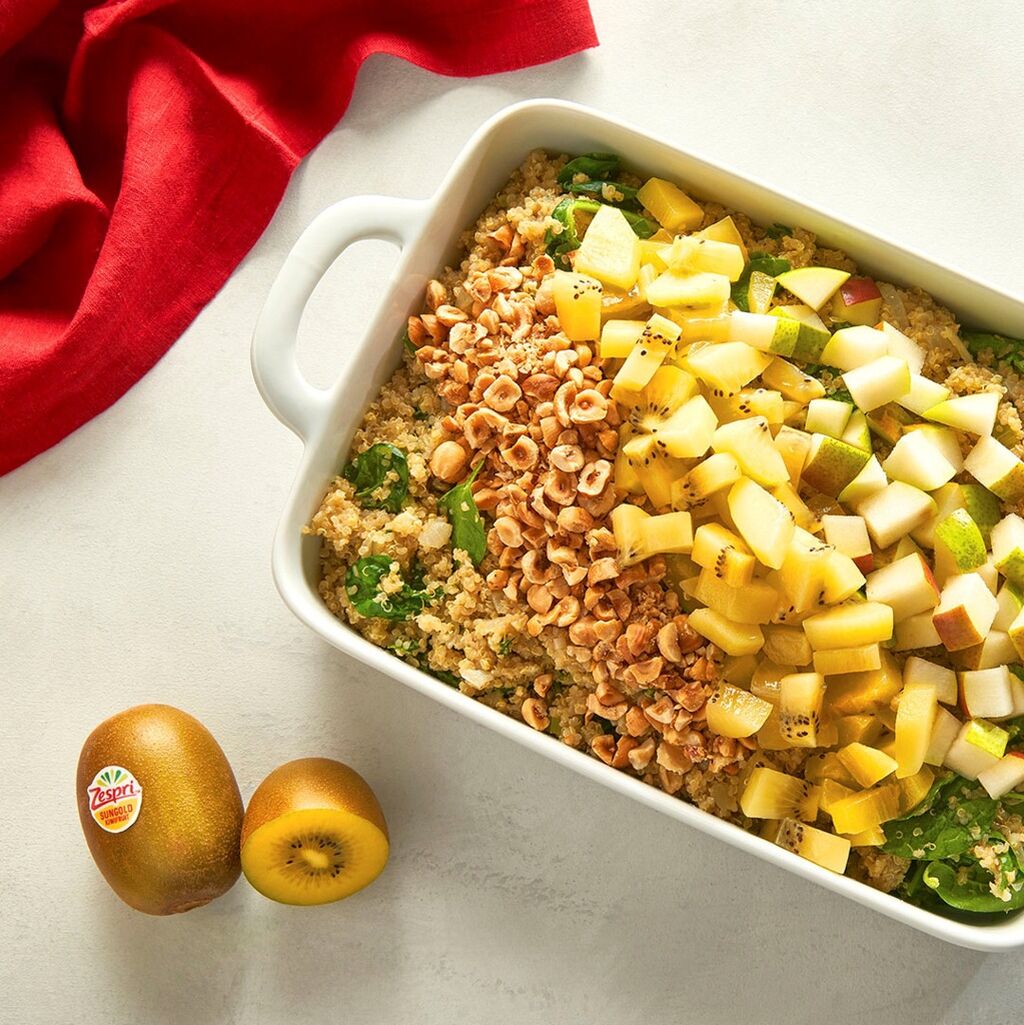 Zespri Kiwi Quinoa Holiday Stuffing - Zespri Kiwifruit North America