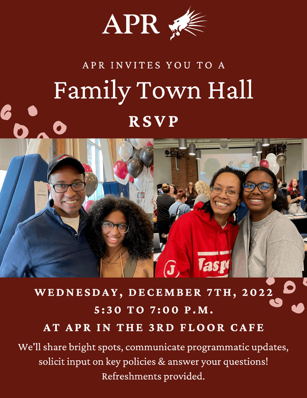 Family Town Hall RSVP