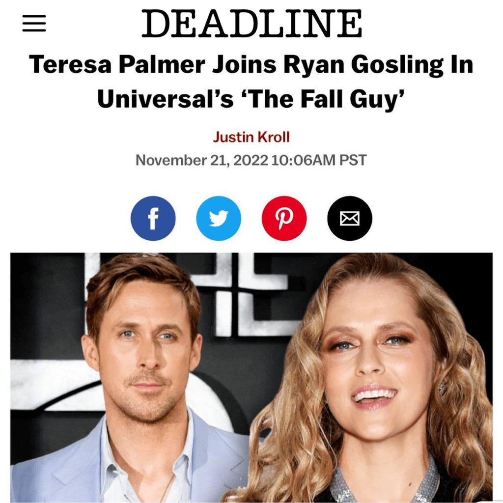 The Fall Guy Press Break | Deadline