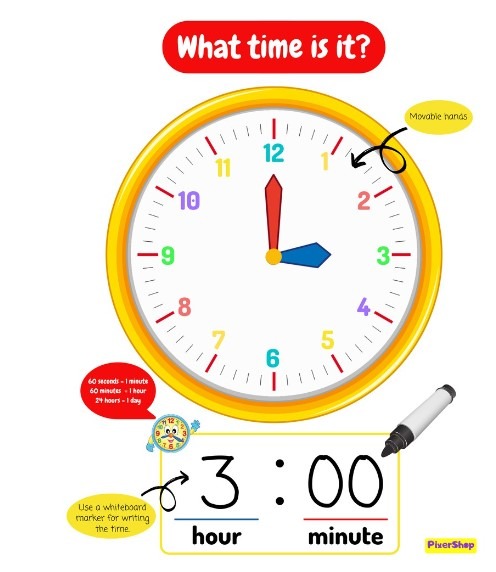 Shopee: Clock Laminated