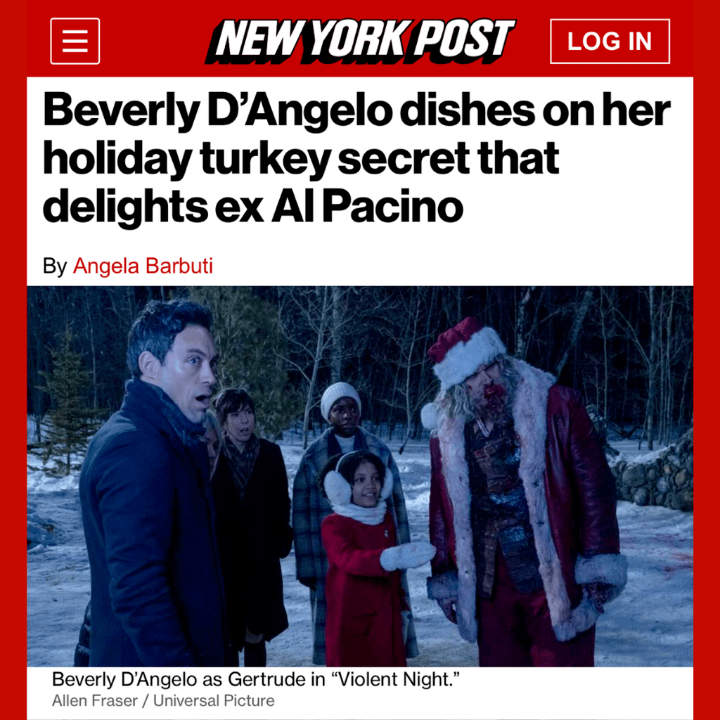 Beverly D&rsquo;Angelo dishes on her holiday turkey secret that delights ex Al Pacino