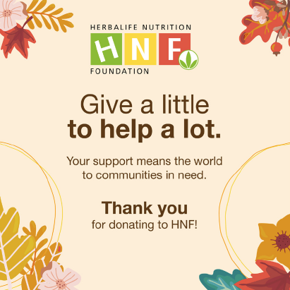 Donate on Giving Tuesday: Herbalife Nutrition Foundation