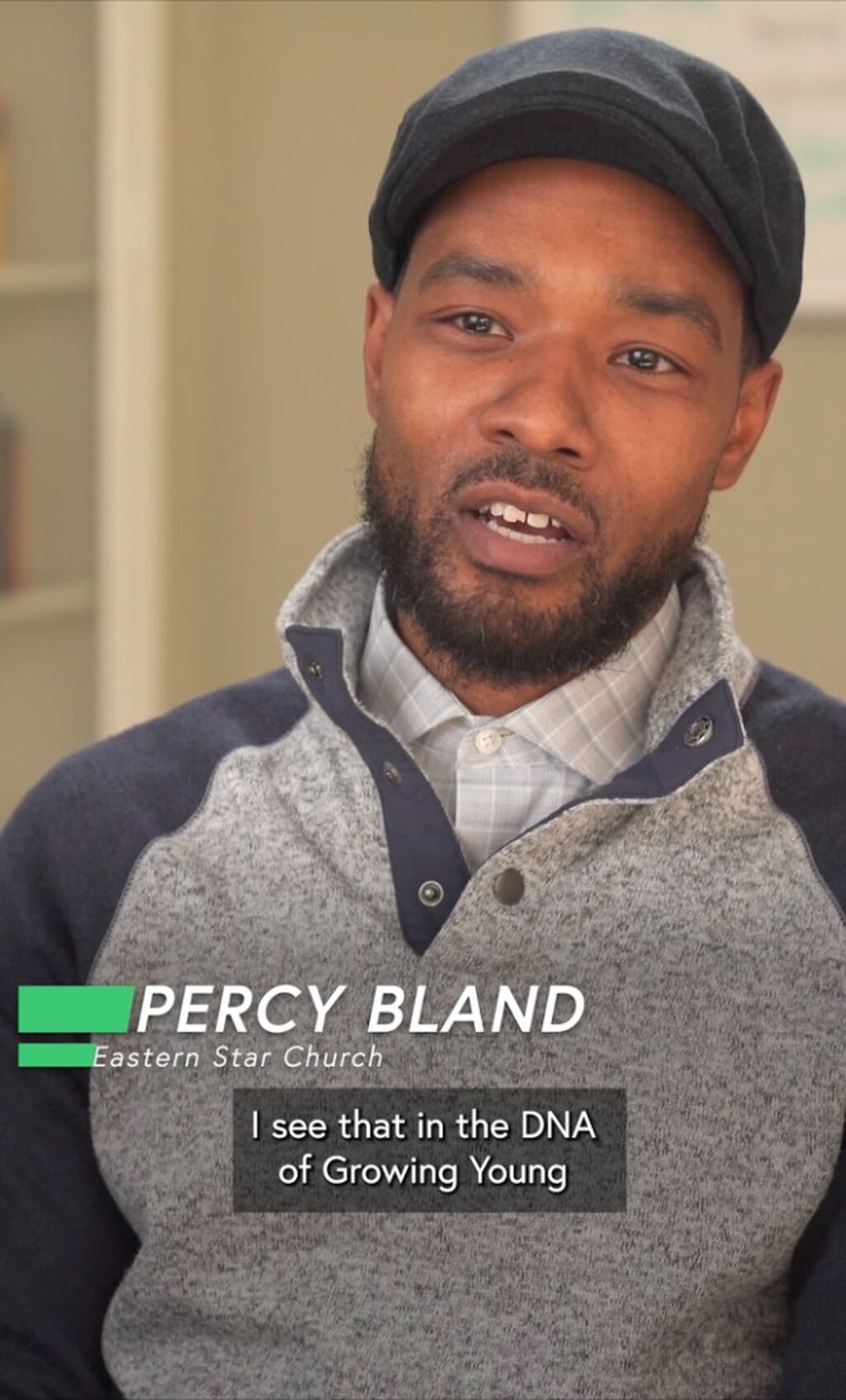 Percy Bland shares about the Growing Young Cohort 