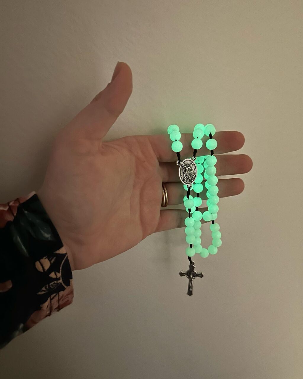 Luminous Green Glow Rosary