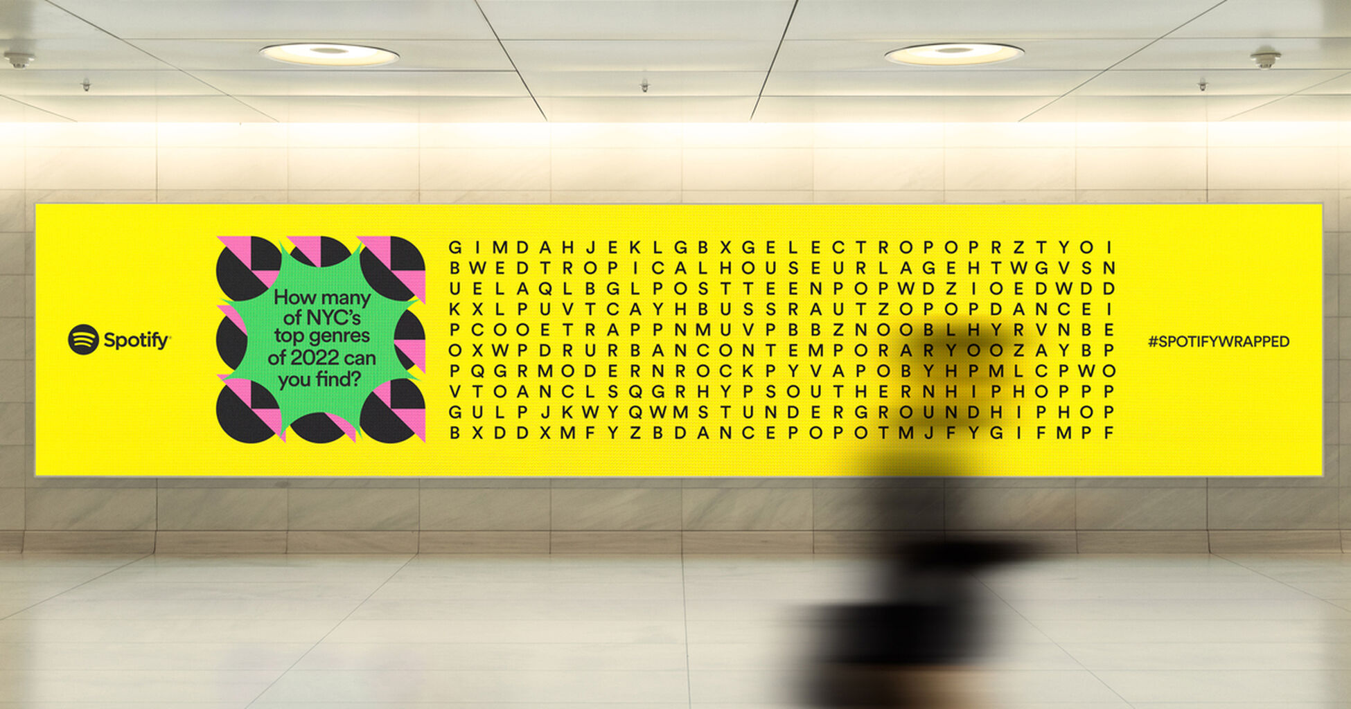 Spotify's 2022 Wrapped includes word search murals, trivia and your listening personality