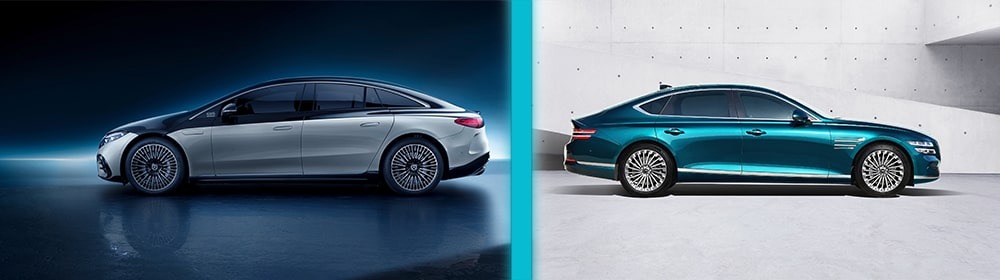 2022 Mercedes-Benz EQS 580 4Matic Vs. 2023 Genesis Electric G80