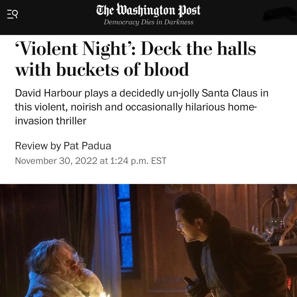 Violent Night Film Review | The Washington Post